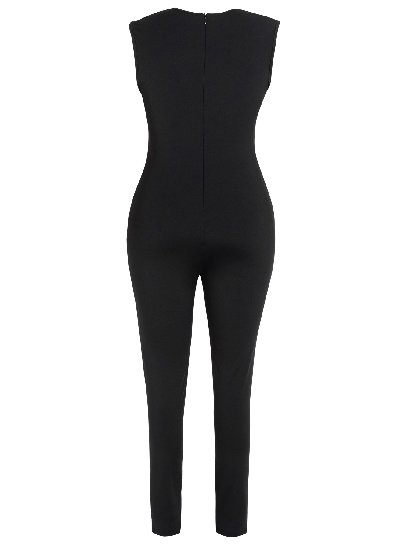 Women's Low-cut Design Skinny Jumpsuit
