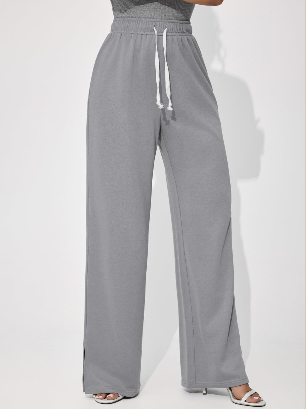 Women's loose-fitting sweater pants