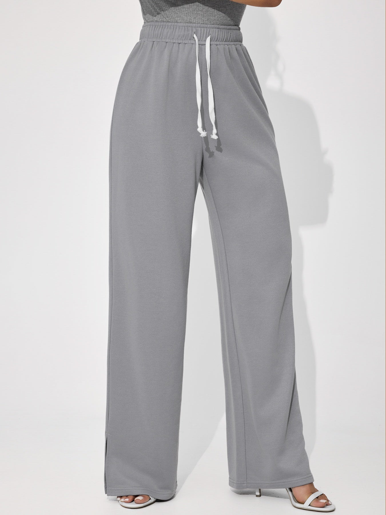 Women's loose-fitting sweater pants