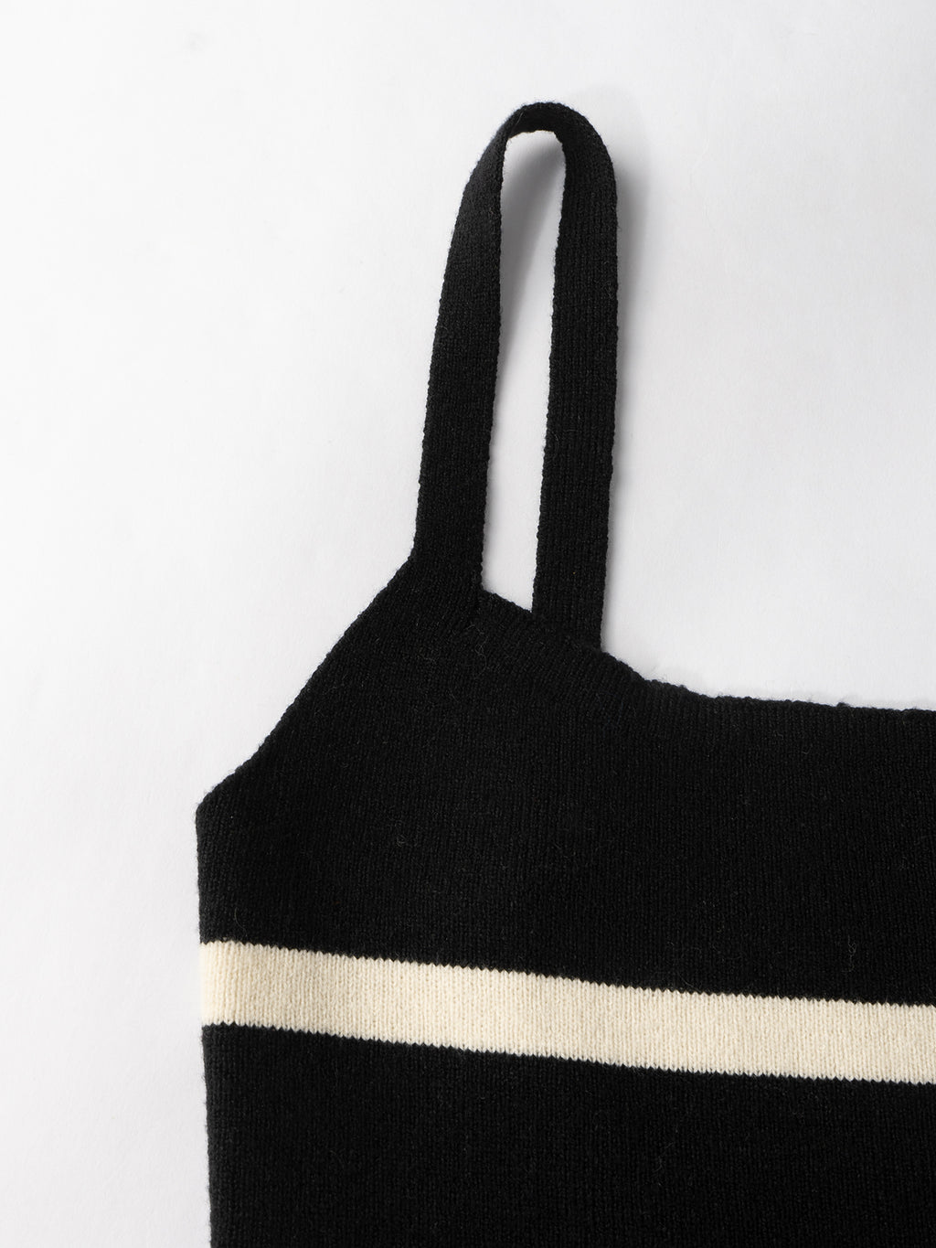 Women's Wool Striped Suspender Dress Set