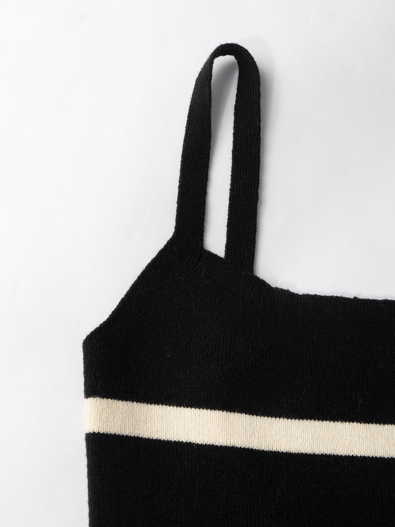 Women's Wool Striped Suspender Dress Set