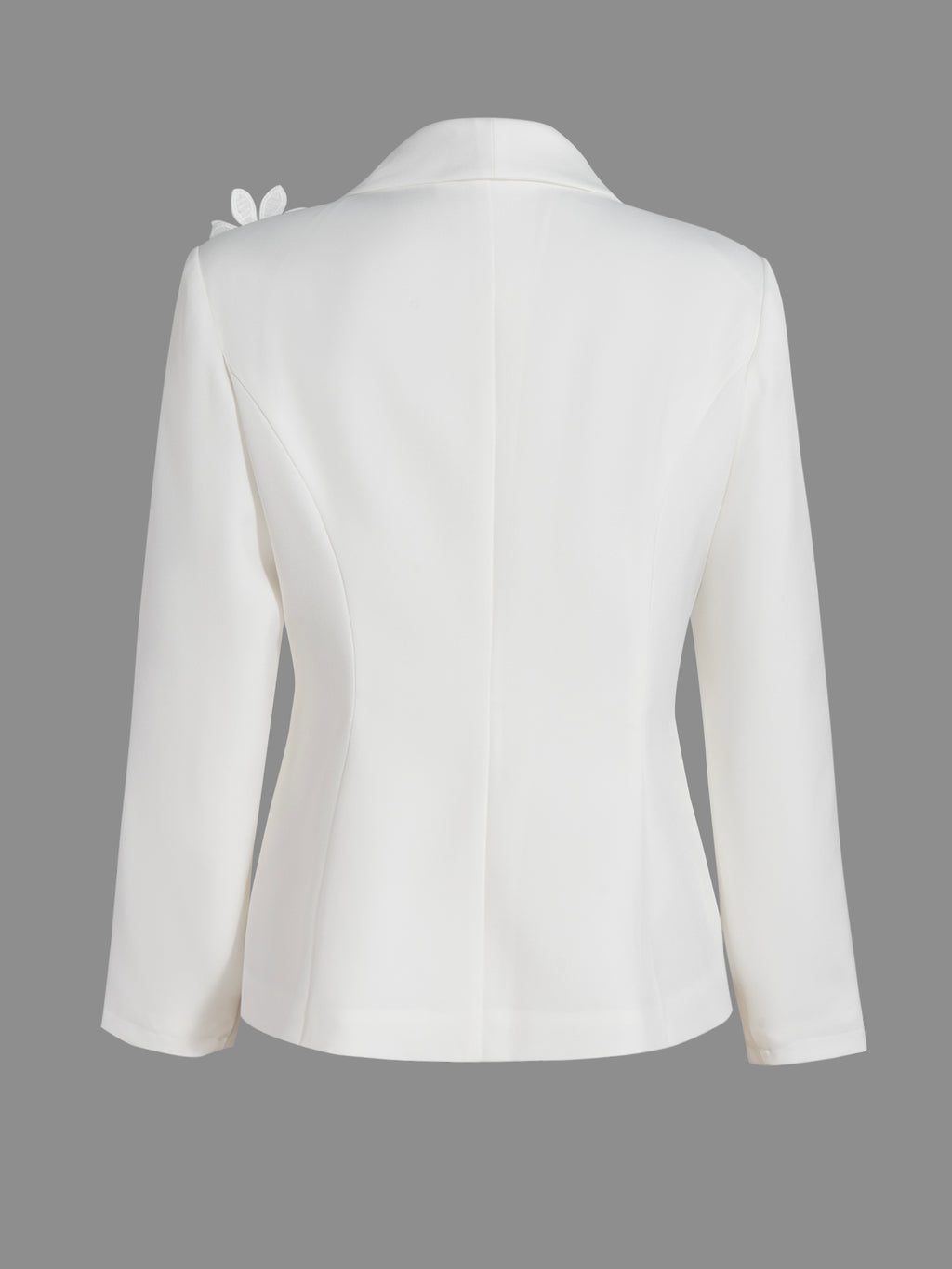 Women's 3D Flower Patchwork Slim Fit Blazer