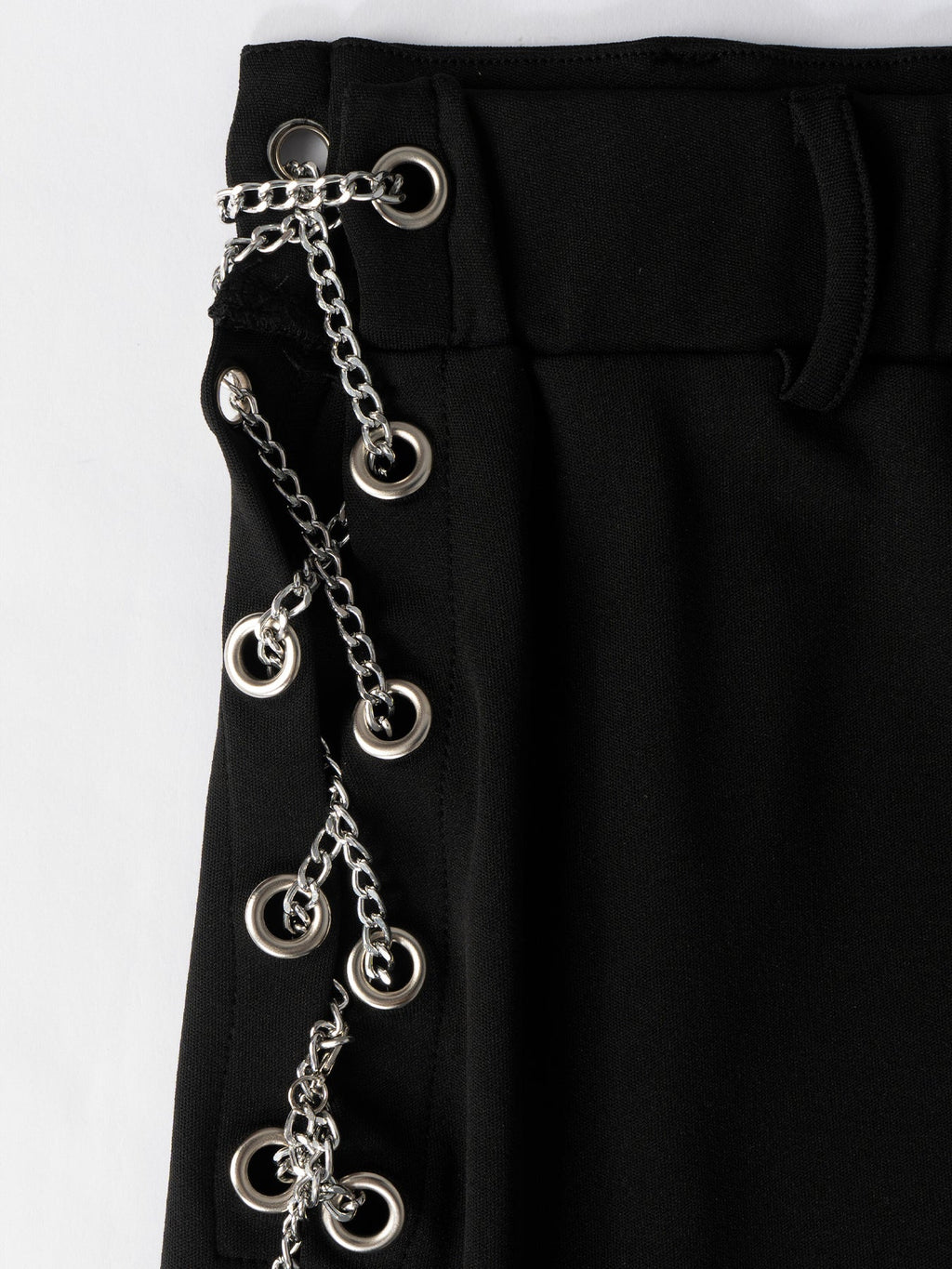 Women's Sexy Elegant Metal Chain Cross Strap Flared Pants