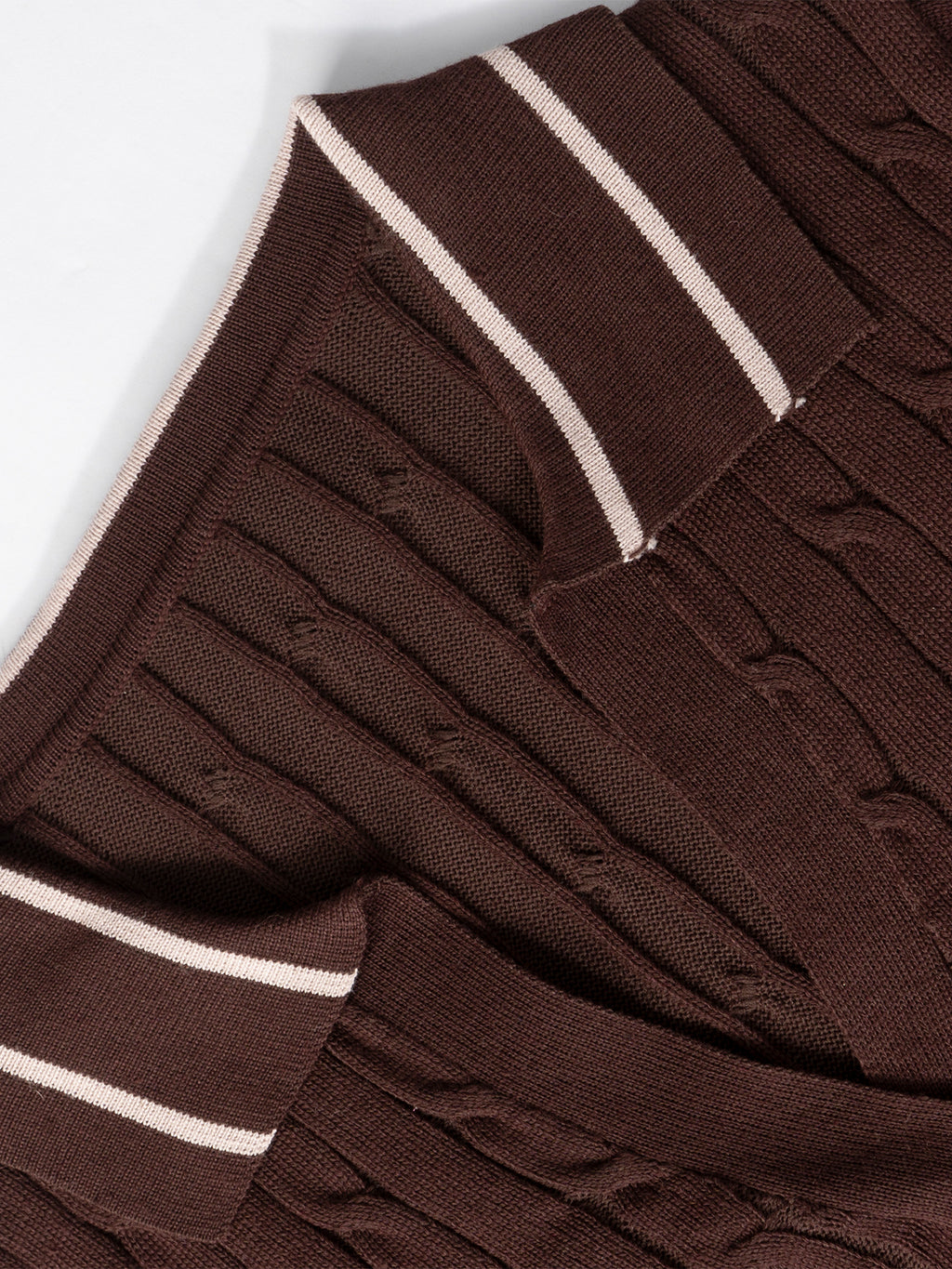 Women's Polo Contrasting Striped Collar Bolero