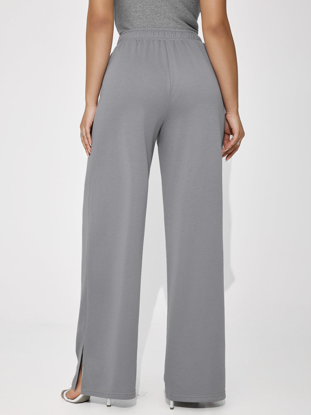 Women's loose-fitting sweater pants