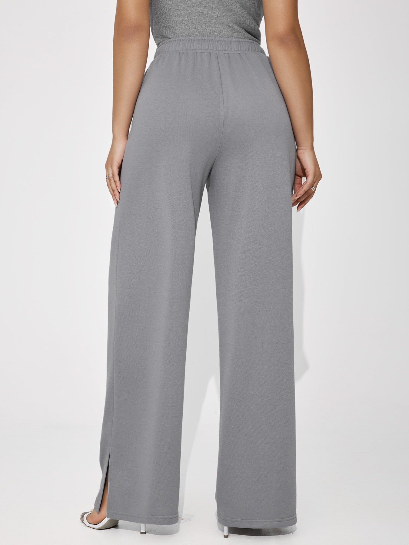 Women's loose-fitting sweater pants