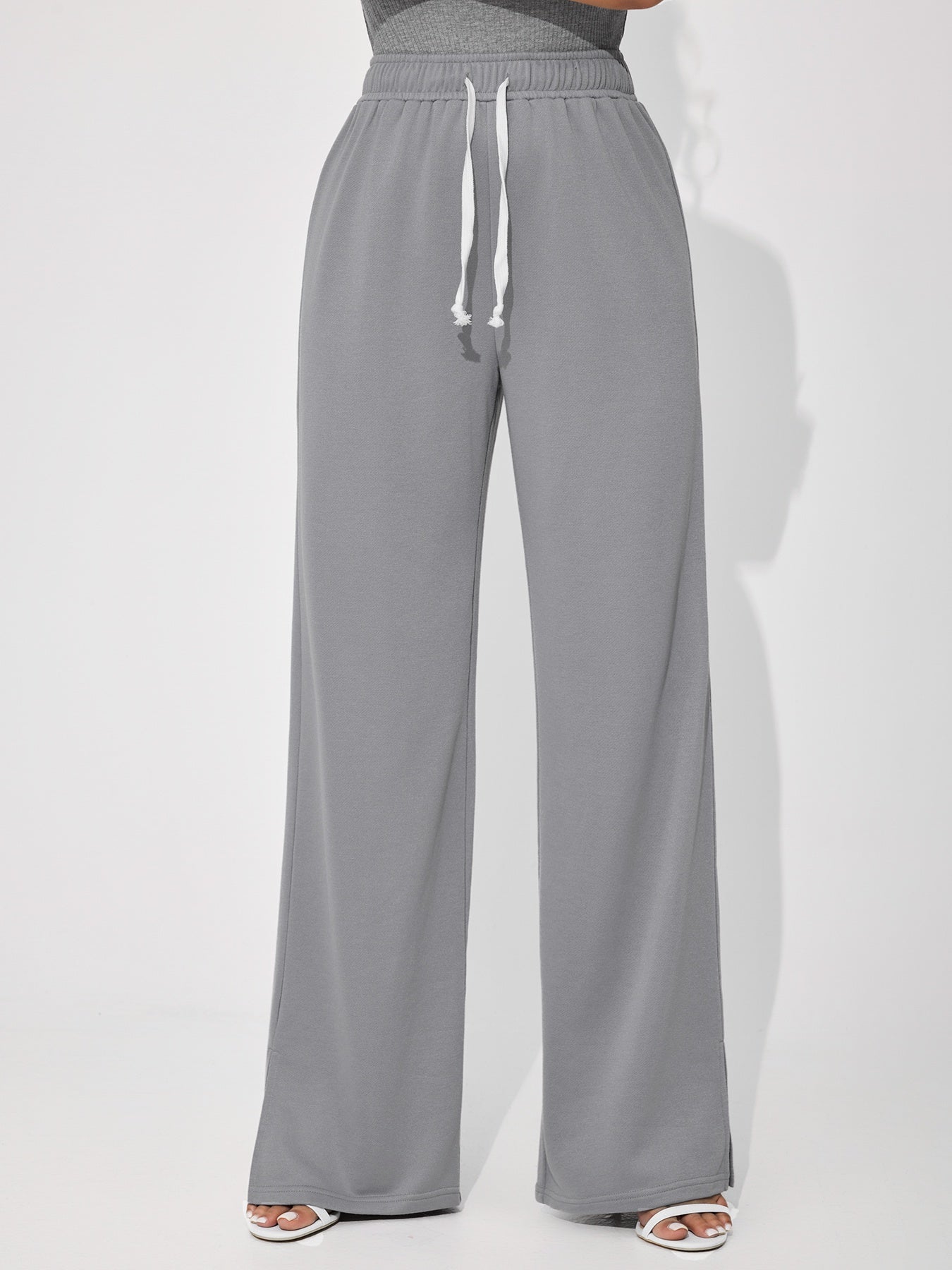 Women's loose-fitting sweater pants