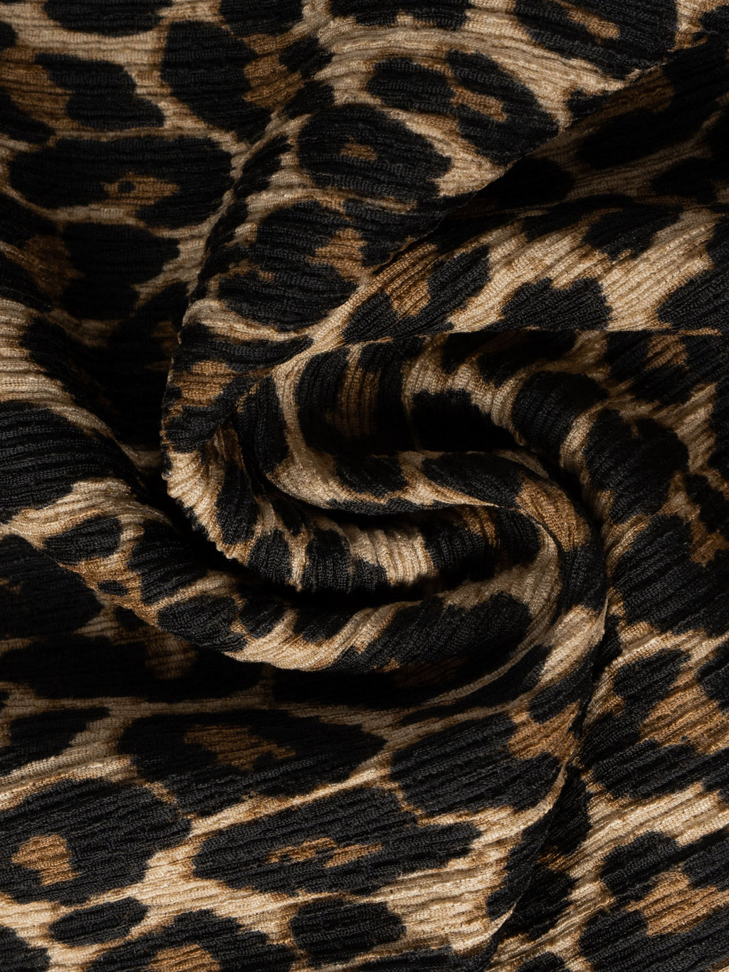 Women's High-elastic Animal-print Irregular Top