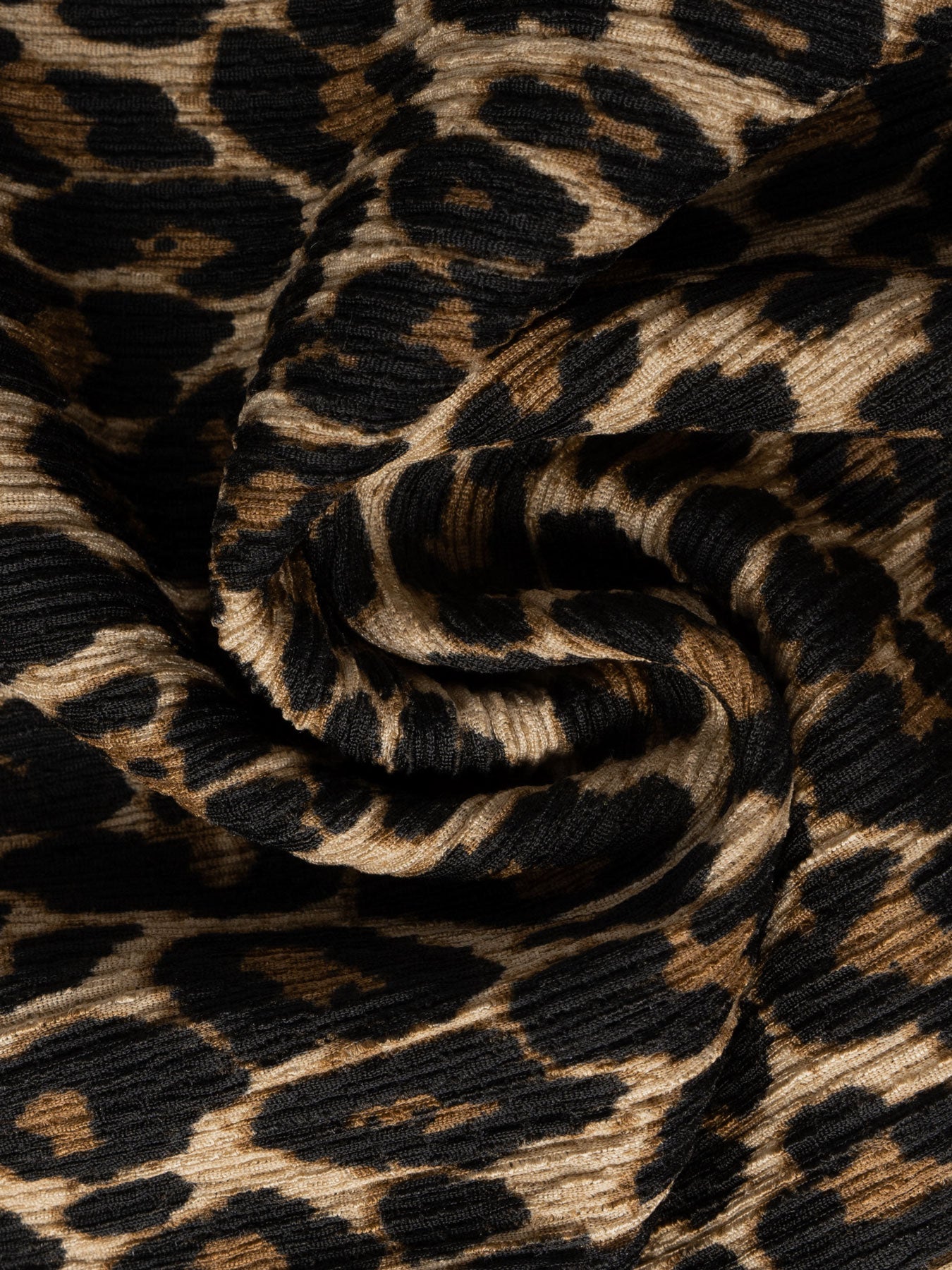 Women's High-elastic Animal-print Irregular Top