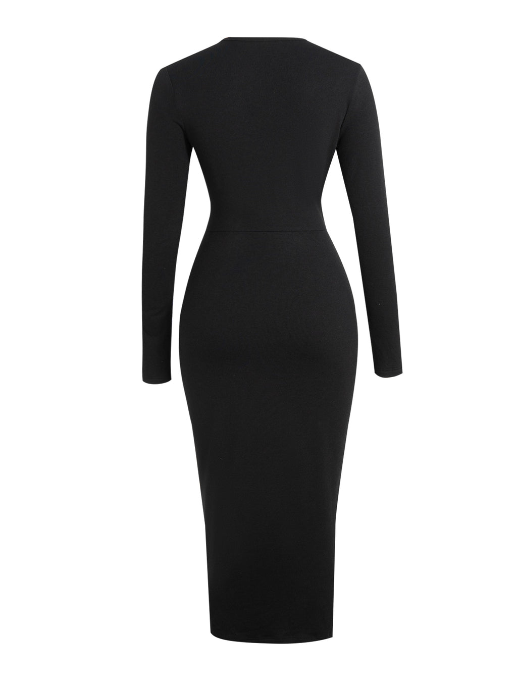 Women's Cut-out Long-sleeved Bodycon Dress