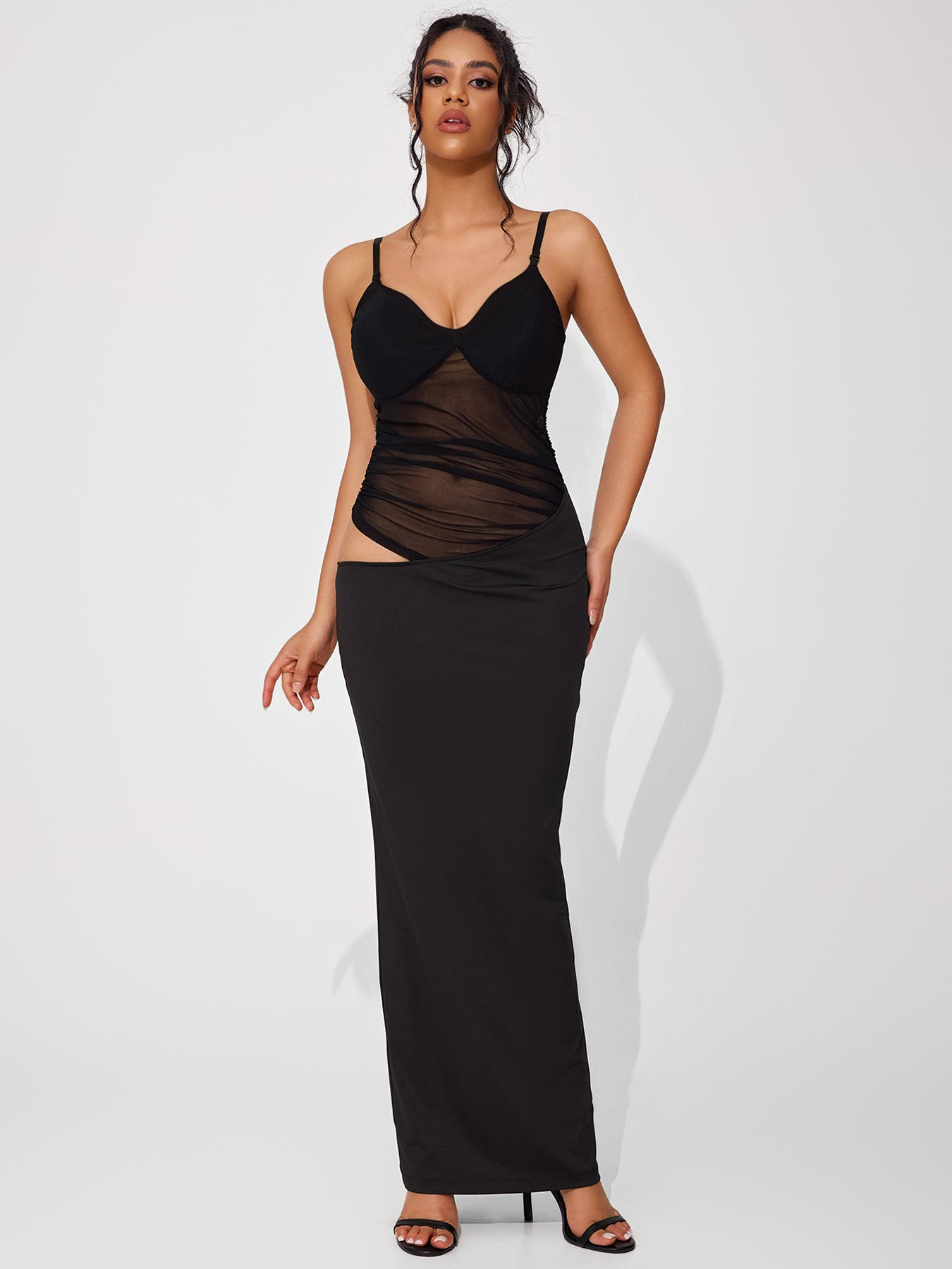 Women's High-end Patchwork Suspender Dress