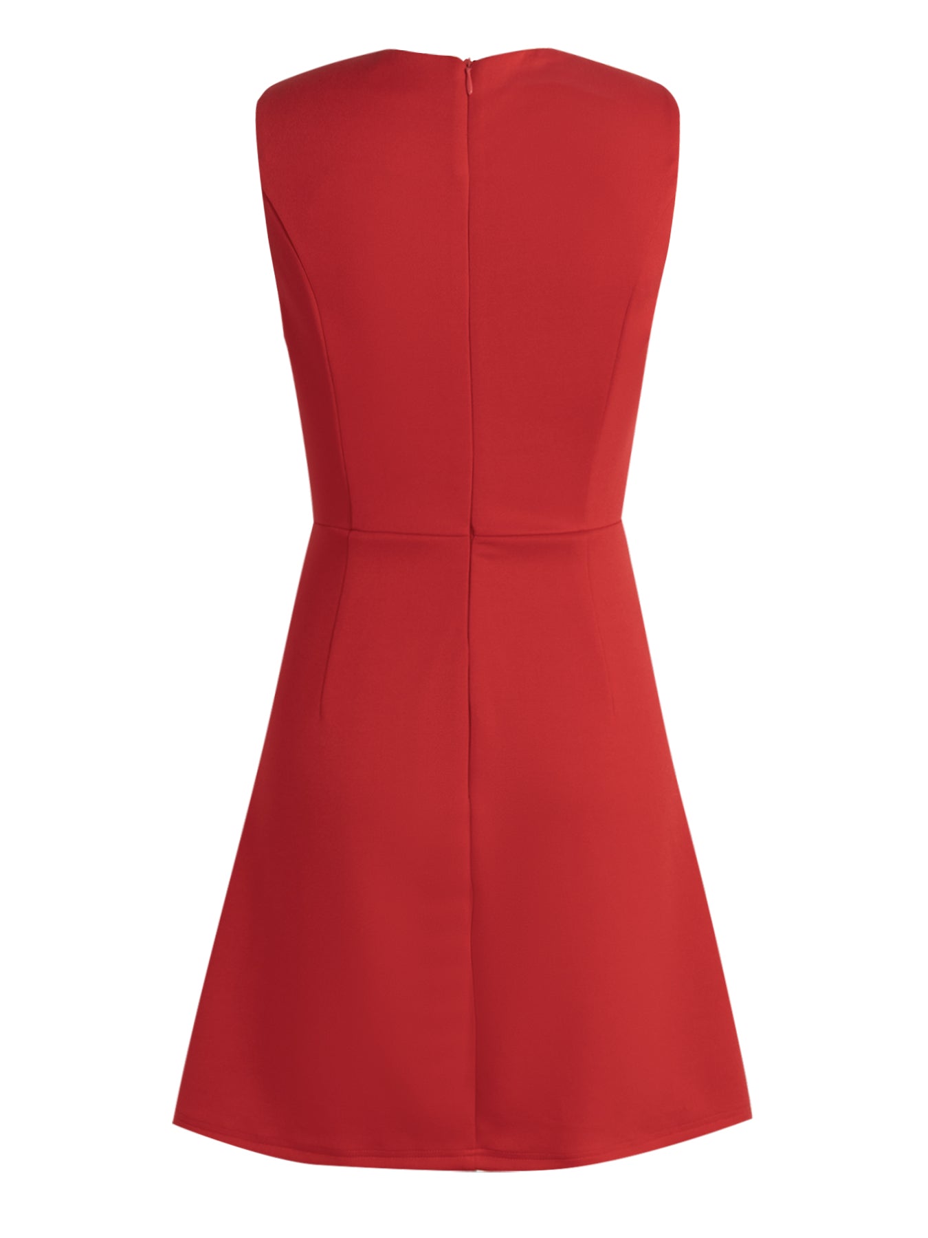 Women's Butterfly Diamond Button Sleeveless Dress