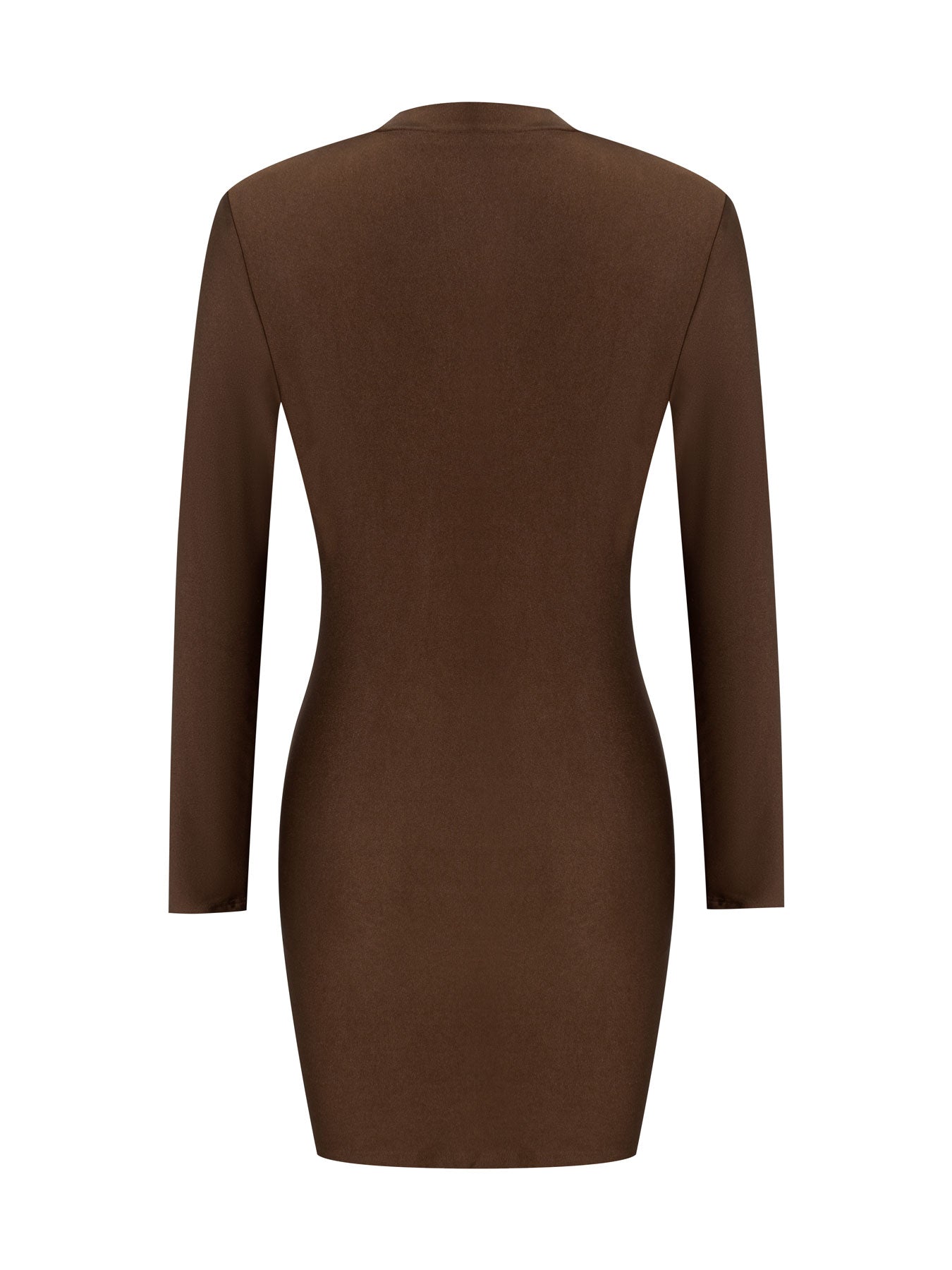 Women's Cross-pleated Long Sleeve Dress