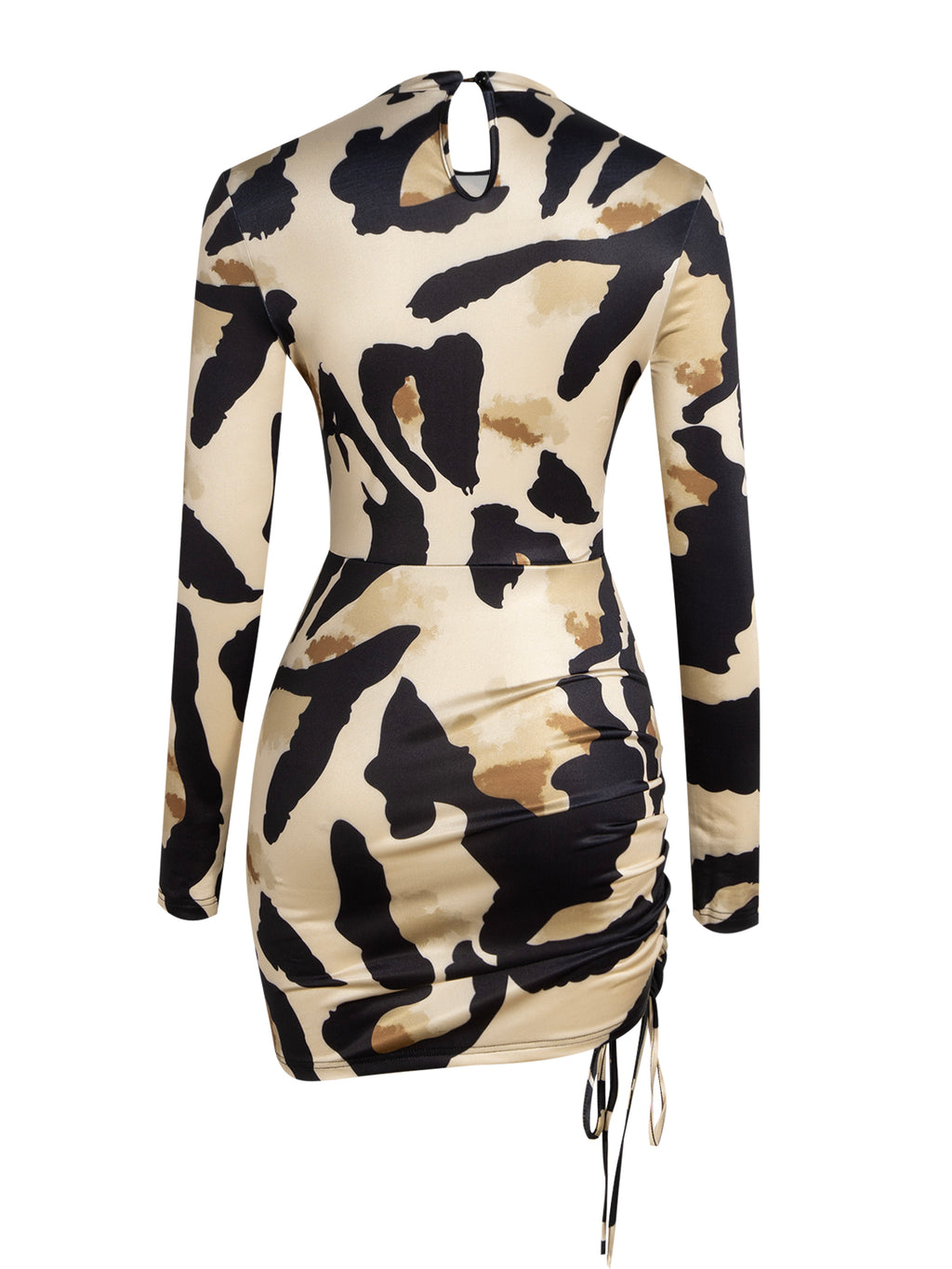 Women's Animal Print Sexy Hollow Hip Dress