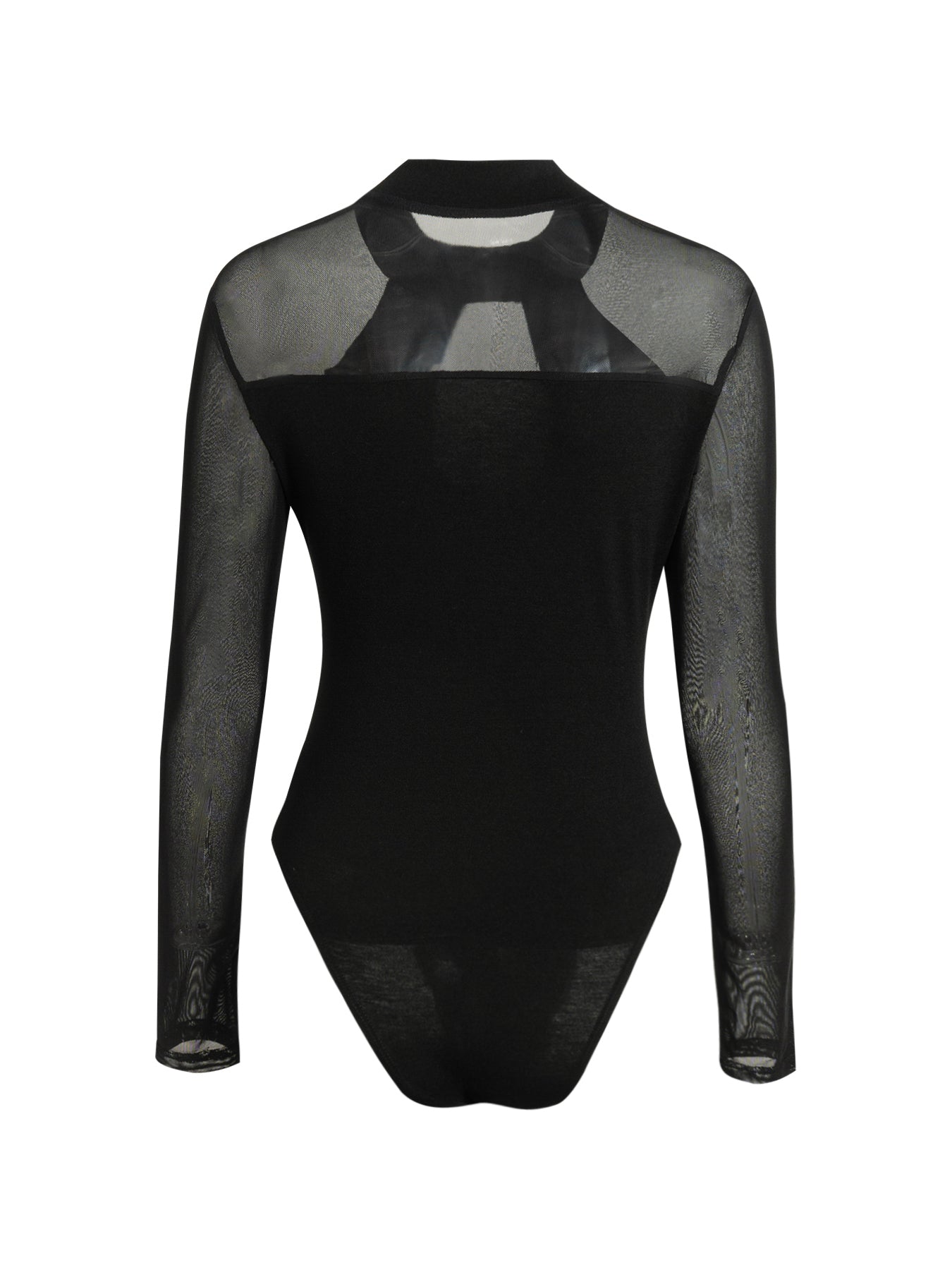 Women's Sheer Patchwork Bodysuit