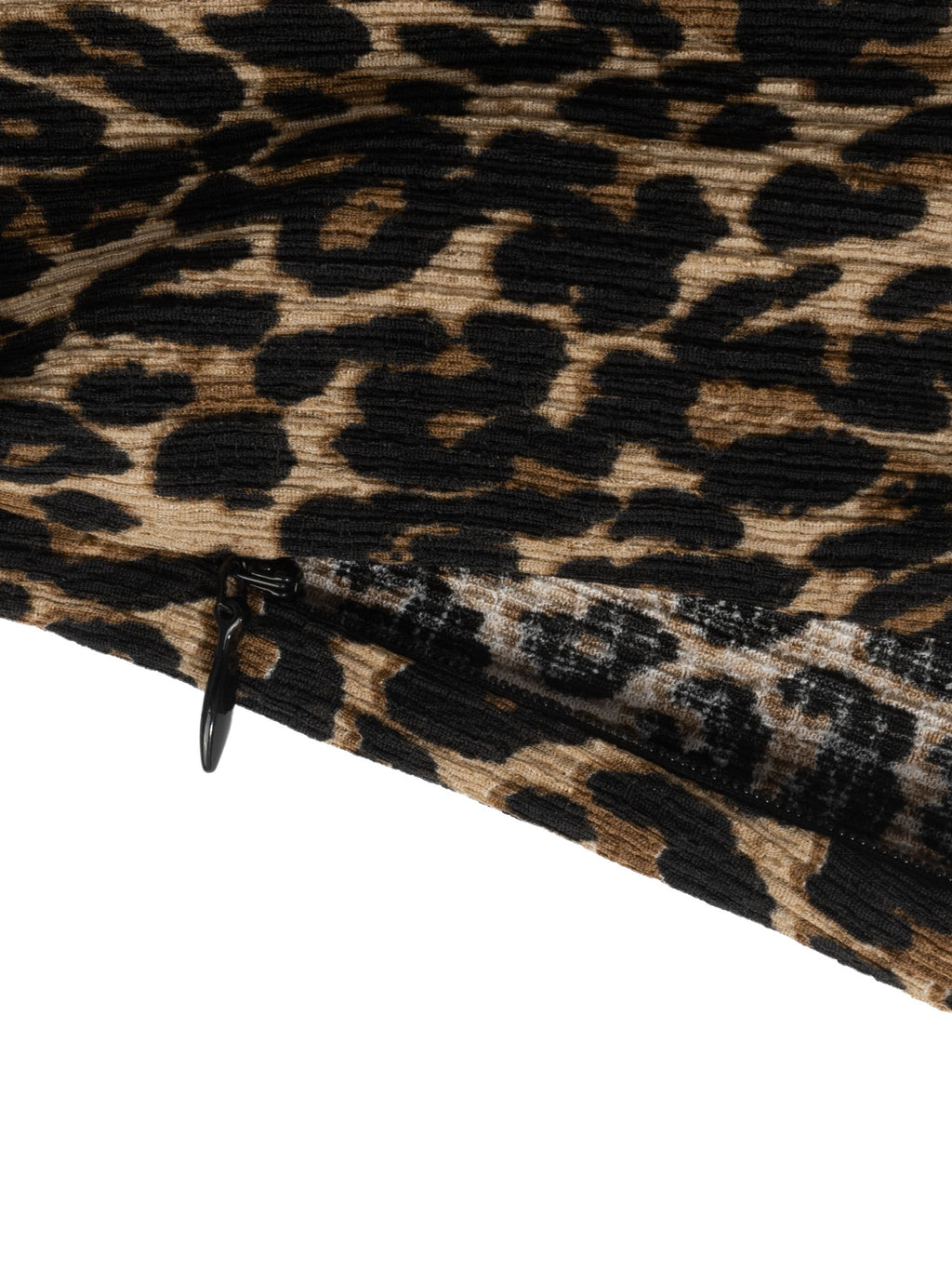 Women's High-elastic Animal-print Irregular Top