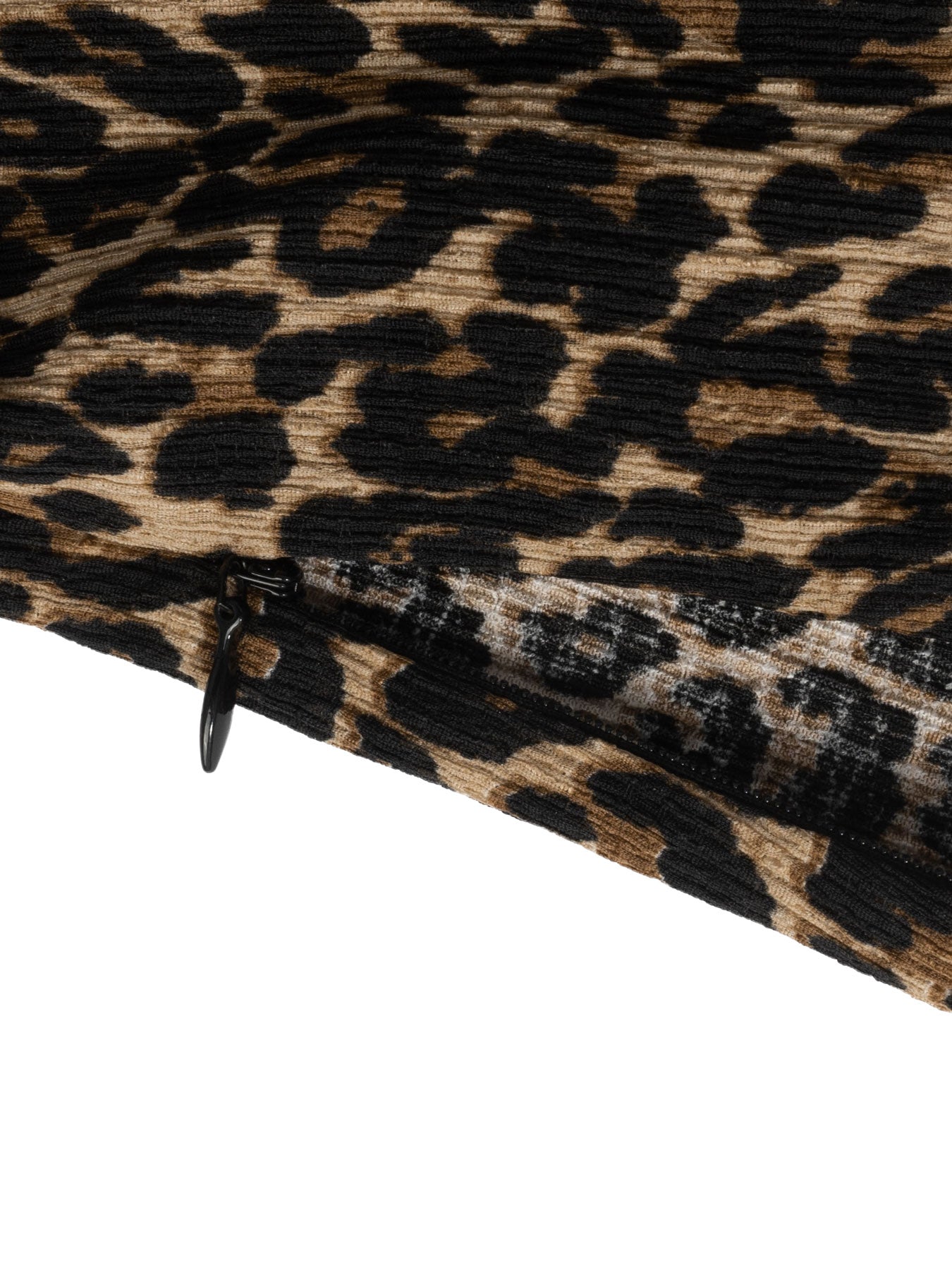 Women's High-elastic Animal-print Irregular Top