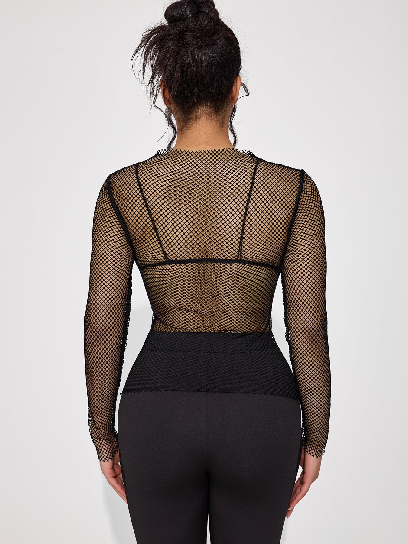 Women's Sexy And Elegant See-through Mesh Versatile Top