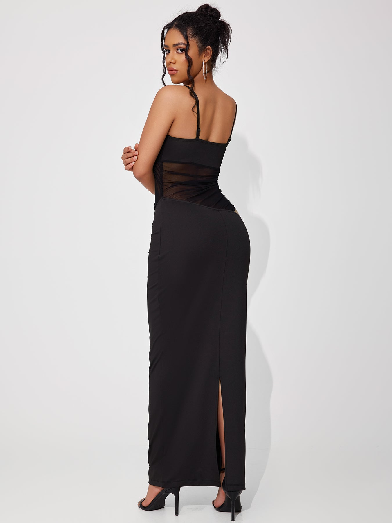Women's High-end Patchwork Suspender Dress
