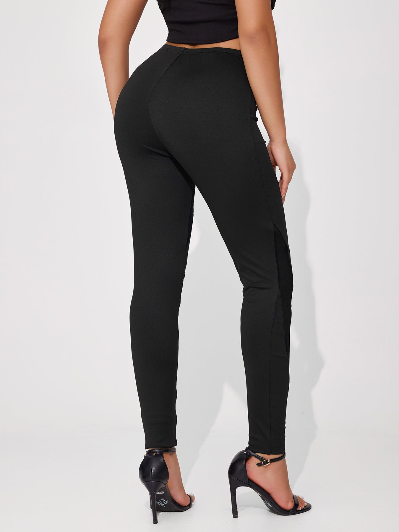 Women's Sexy Tight See-through Stitching Design  Leggings