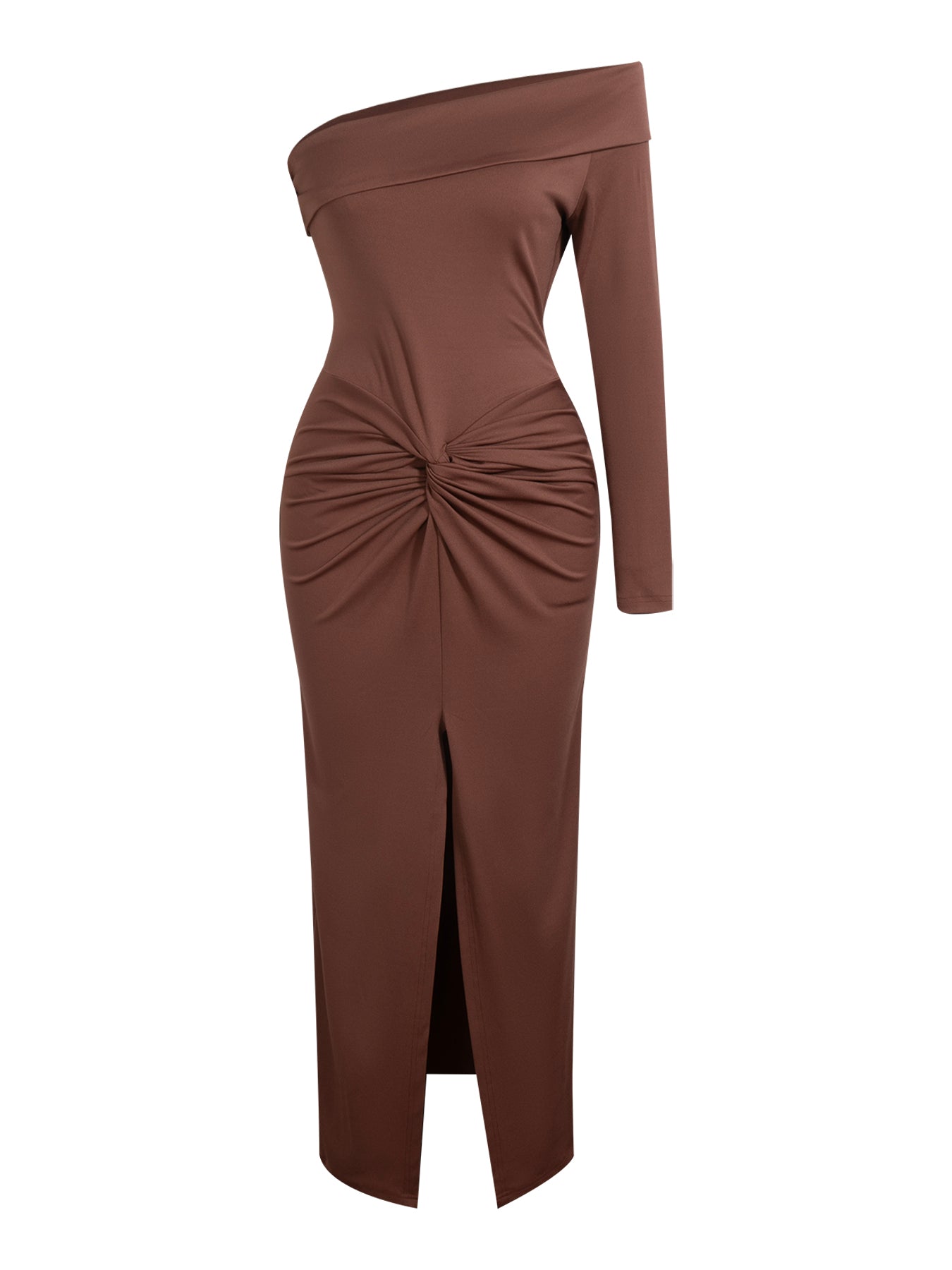 Women's Sexy Elegant Twisted Off-shoulder Hip Dress
