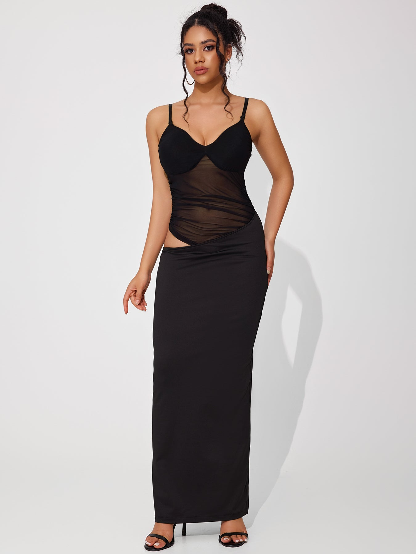 Women's High-end Patchwork Suspender Dress